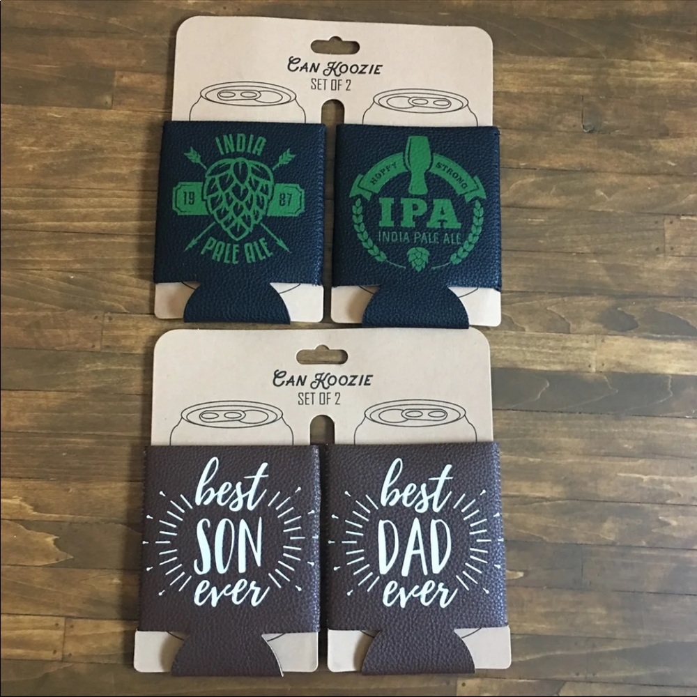 2 Sets  Of Two Can Koozies